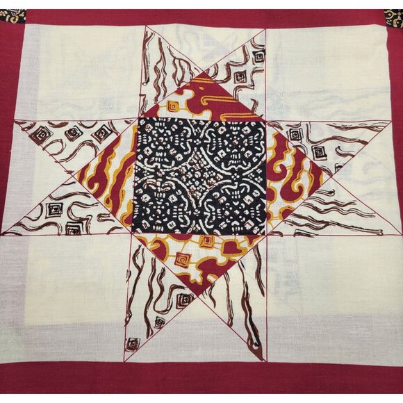 Quilt Block Pattern Quilt Starter Quilt Top Cotton Fabric 3.5 Yards x 44 Inches - Picture 3 of 4